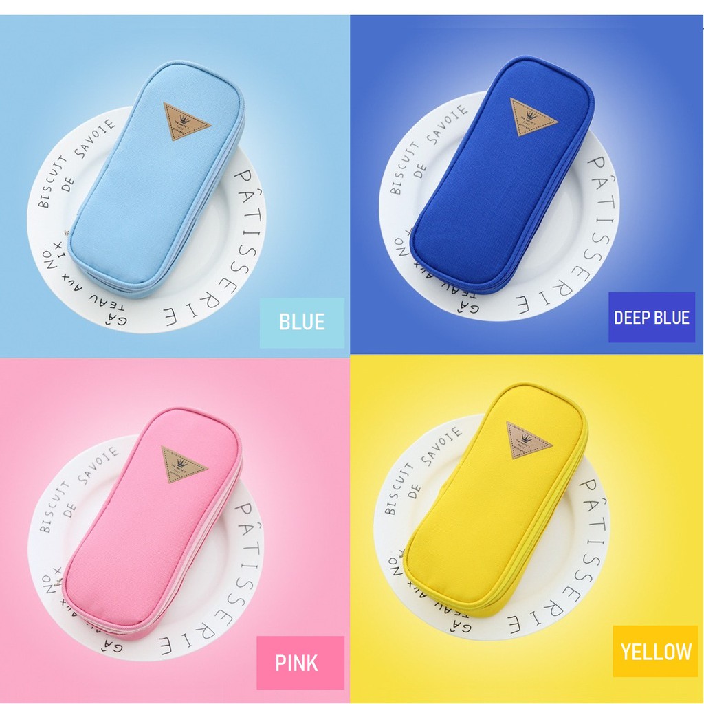 

[PENCIL BAG] CANDY COLOR design / Kotak Pensil dgn warna contrast