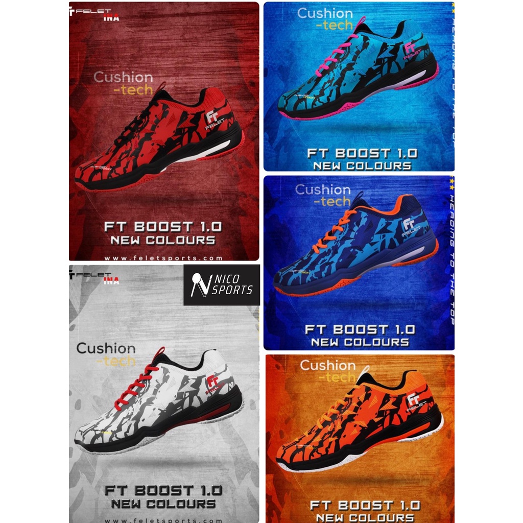 Sepatu Felet FT BOOST 1.0 NEW COLOURS