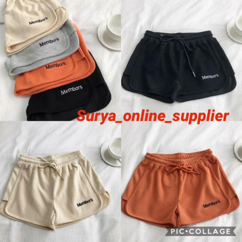 Hot Pants Membors (10 Warna) | Celana Pants Wanita Termurah