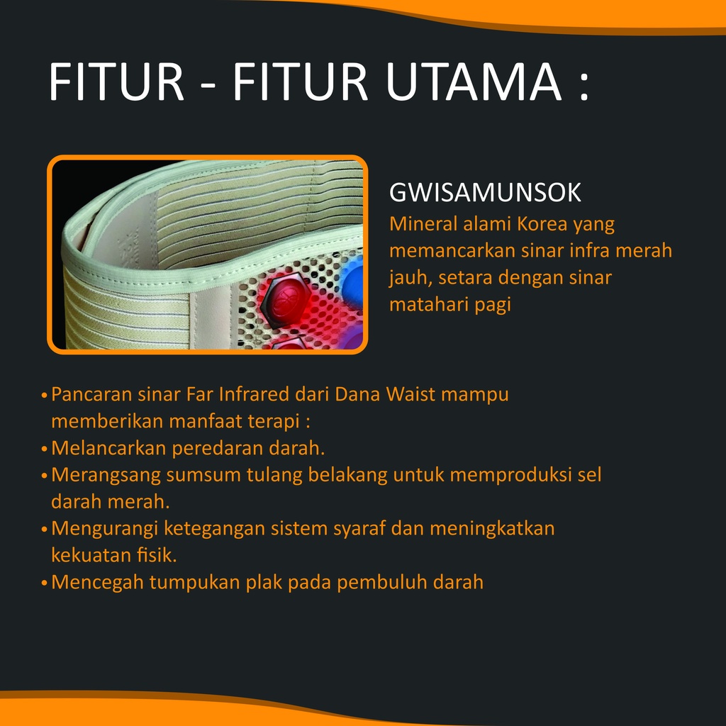 PROMO!!! Dana Waist Gwisamunsok Korset Terapi Kesehatan by Azhikra dijamin RESMI dan ORIGINAL 100%