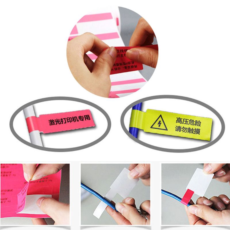 30Pcs Stiker Label Identifikasi Anti Air dengan Printer Laser