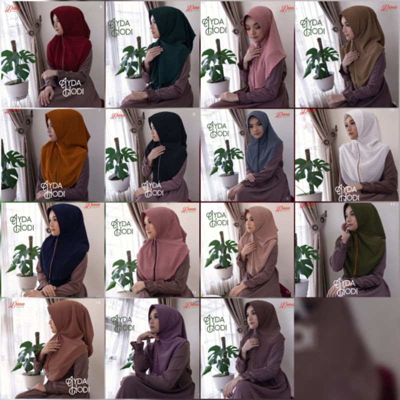Jilbab Bergo Hoodie Hodi Ayda Ori Liana Hijab-3