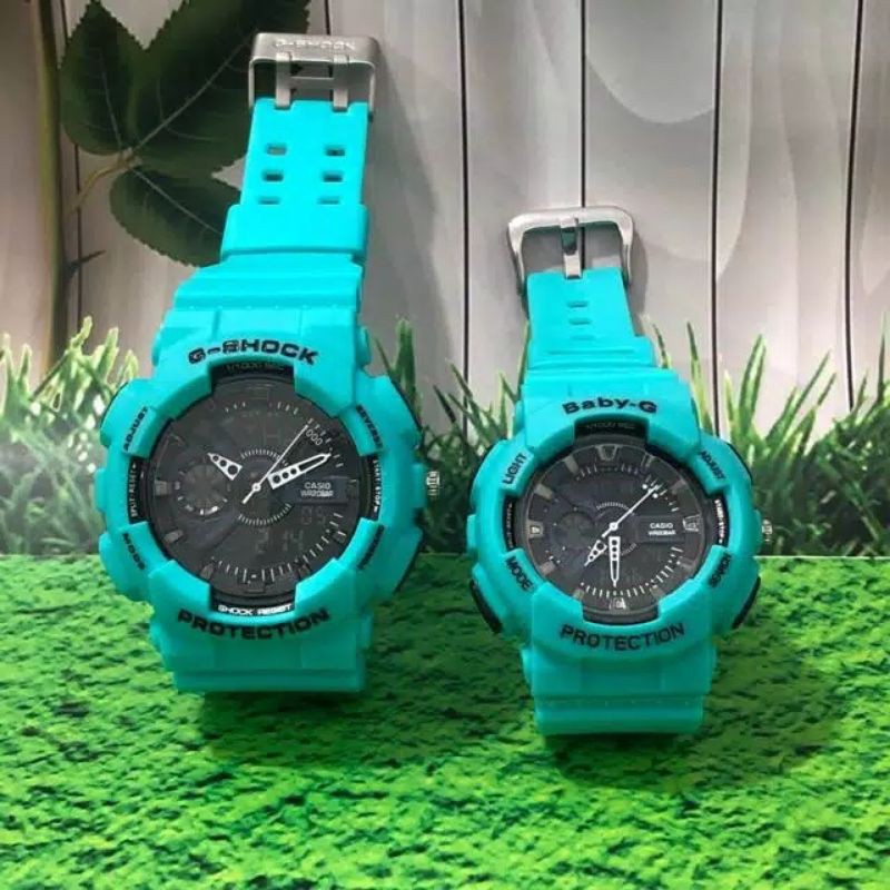 Jam Tangan Couple G Shock GA110 Dual Time Tahan Air Premium