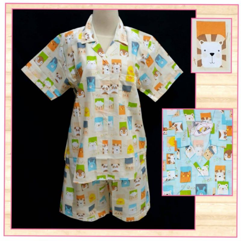 Piyama katun CP(celana panjang) Majesty