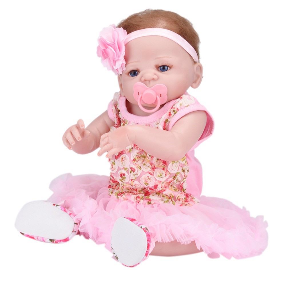 Boneka Bayi Laki Laki Lifelike Reborn Tampak Hidup Ukuran 55cm Untuk Hadiah Natal Ulang Tahun