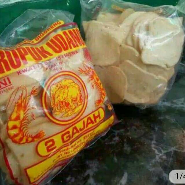 

Kerupuk udang ( mentah)