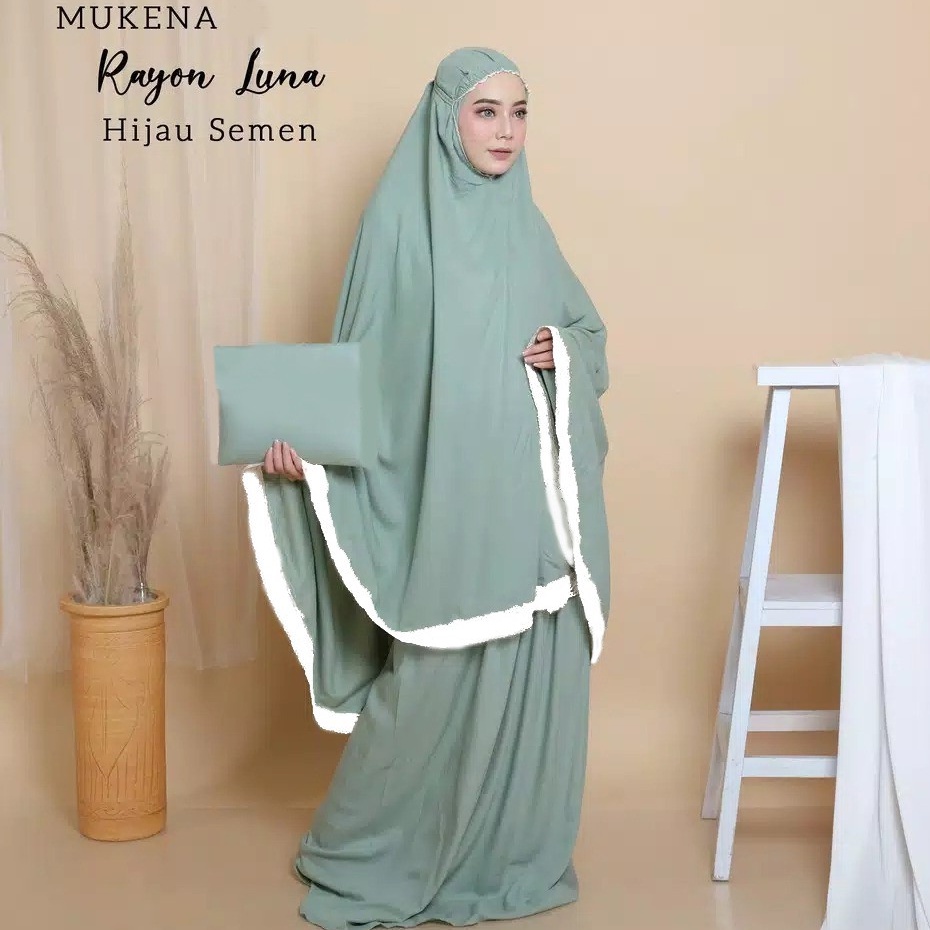 mukena polos dewasa mukena traveling mukena  prayer set