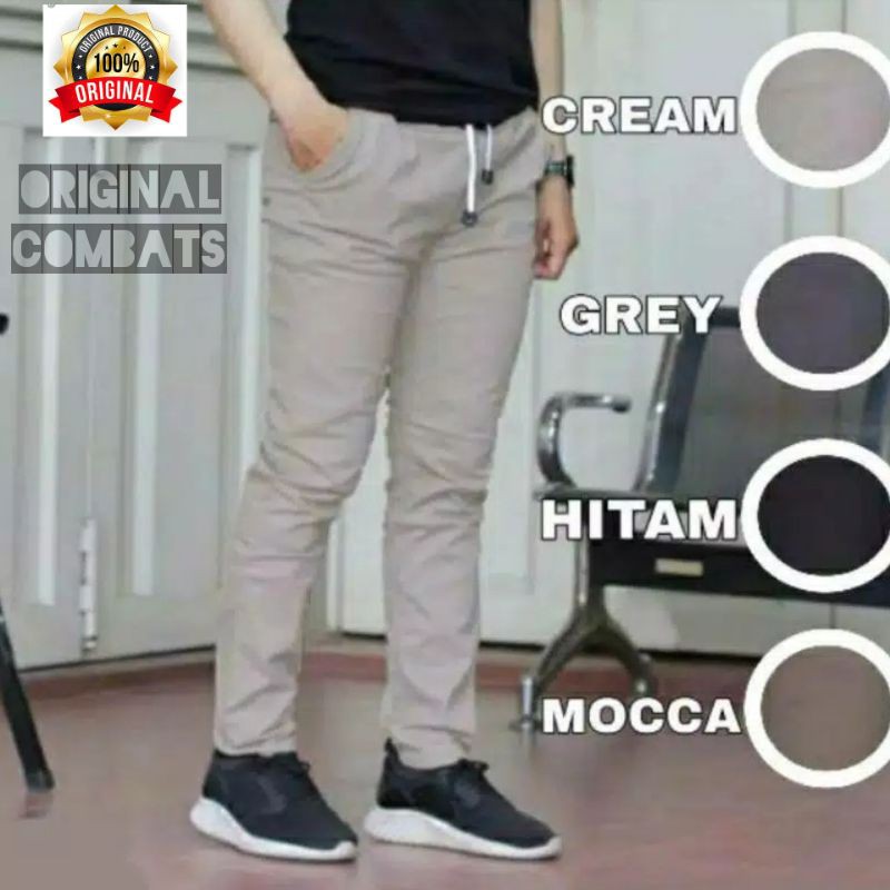 [BISA COD] BAHAN MELAR CELANA PANJANG PRIA CHINO CINO BAHAN COMBATS TWILL RIP RIB PANJANG KOLOR