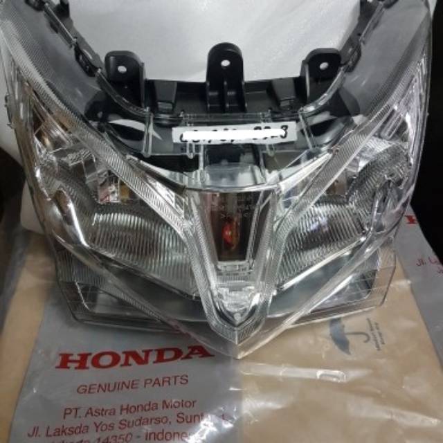 Reflektor lampu depan vario 125 injeksi original asli