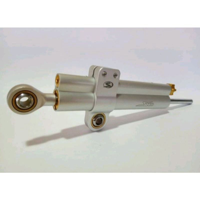 stearing damper snd new silver 255mm 23click