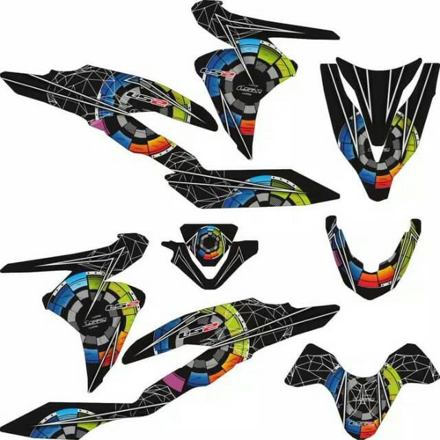 Sticker Vario 2018 Fullbody LS2 Helmet