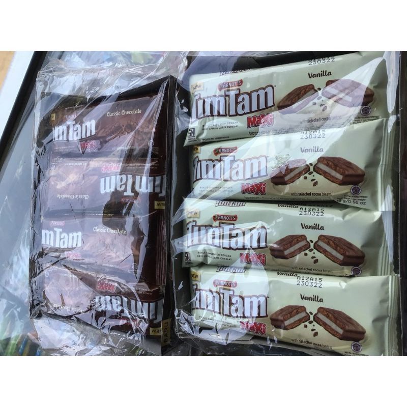 

Tim tam Maxi Biscuits Coklat / Vanila