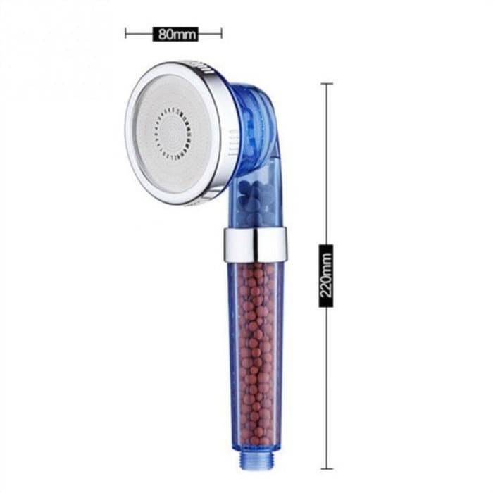 Kepala Shower Head Ion SPA Ionizer Healthy Crystal 3 Model