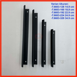  Harga  Turun Tarikan 6603 128 BLACK Hitam Handle  Laci Pintu  