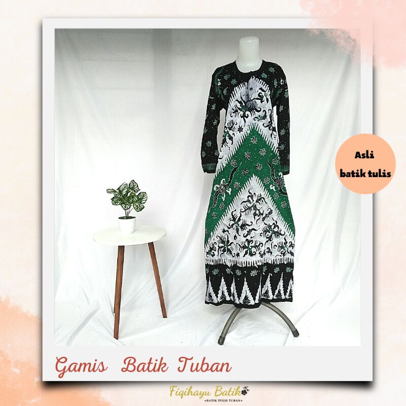 Baju daster batik tuban jumbo pekalongan kencana ungu solo lengan panjang murah busui premium kekini