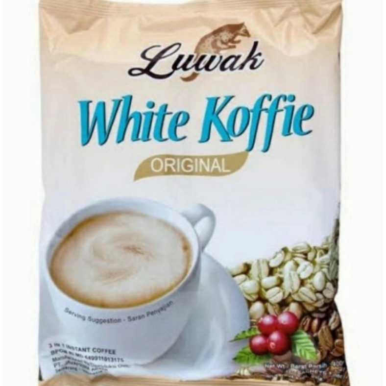 

Luwak white coffee renceng 10 sachet / 220 gr