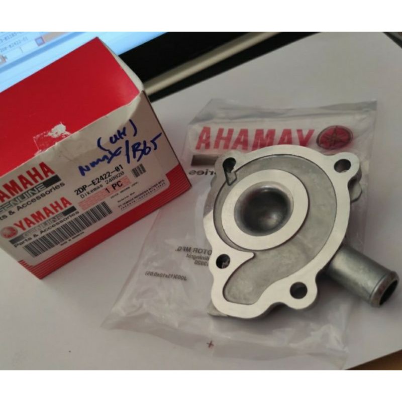 COVER HOUSING TUTUP WATERPUMP NMAX LEXI AEROX 155 ASLI ORI YAMAHA 2DP E2422 01