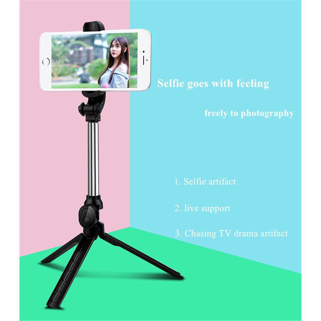 Tongsis Tripod 3in1 Remote Stretchable Adjustable Selfie Bluetooth R1 - Tongsis Bluetooth