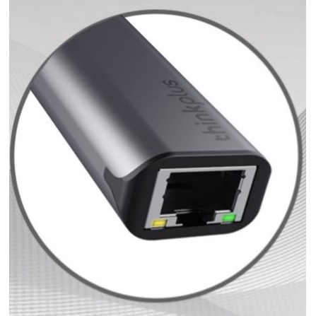 Lenovo Thinkplus USB Type C to LAN RJ45 Ethernet Adapter 1000Mbps Original Terbaru
