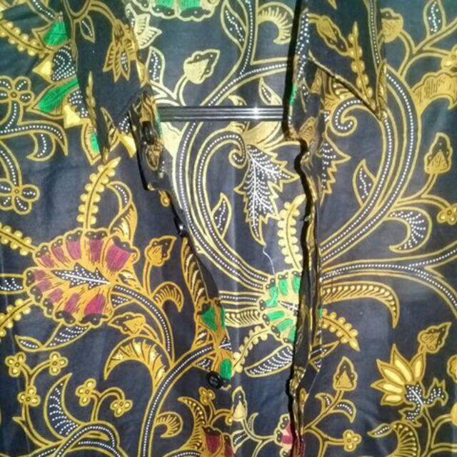 Kemeja Batik Pria Ppbtk07 Modern Lengan Panjang Casual Modis Trendy Masa Kini M L Xl Asli Pekalongan