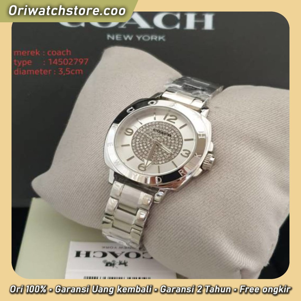 TERLARIS COACH ORIGINAL GARANSI JAM TANGAN ORIGINAL COACH BOX FULLSET