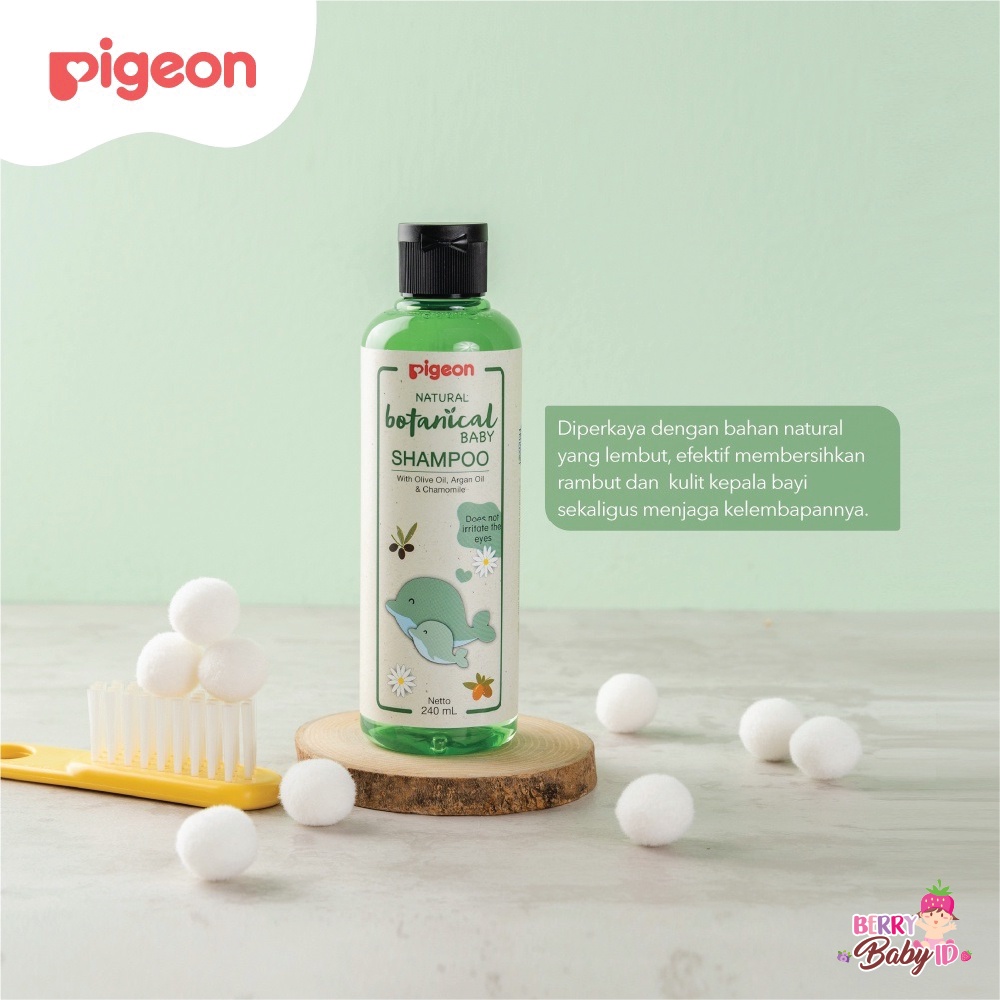 Pigeon Natural Botanical Baby Shampoo Shampo Bayi Berry Mart