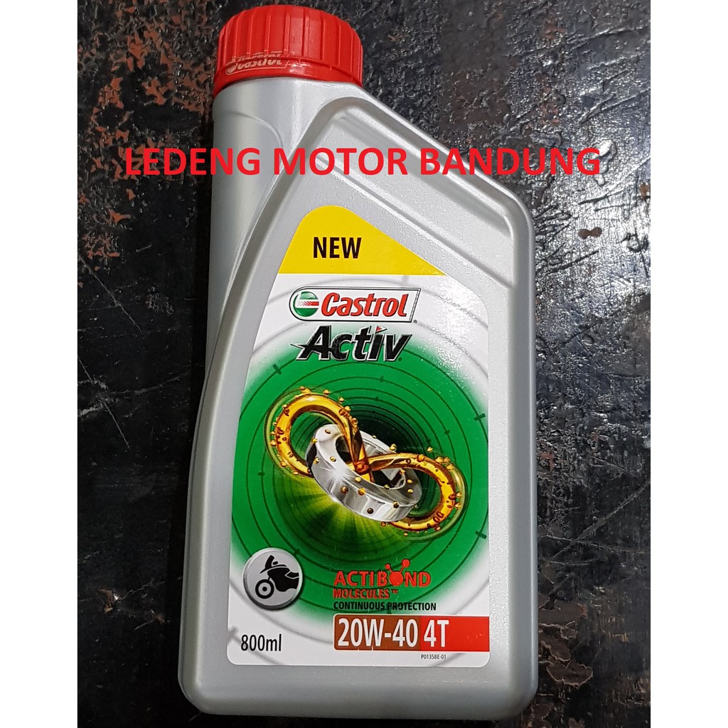 Oli Castrol Activ 20w40 20w50 800ml Motor bebek Yamaha Honda Suzuki