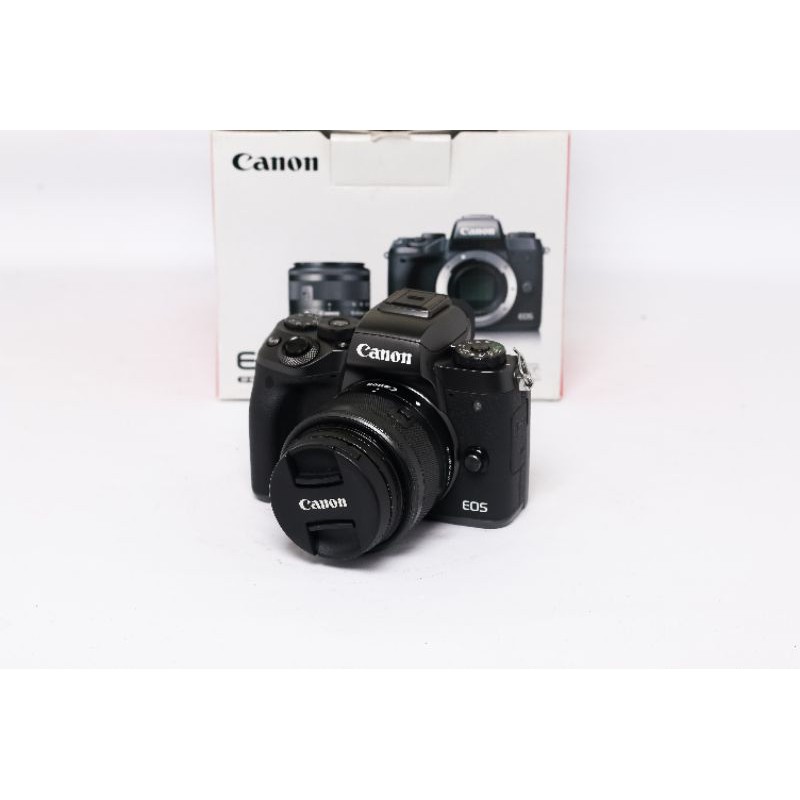mirolles eos m5 kit fullset like new kamera vlog wifi