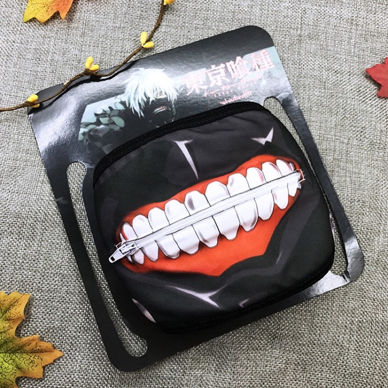 Masker Zipper Tokyo Ghoul Ghost Kaneki Ken New - Mask Tokyo Ghoul