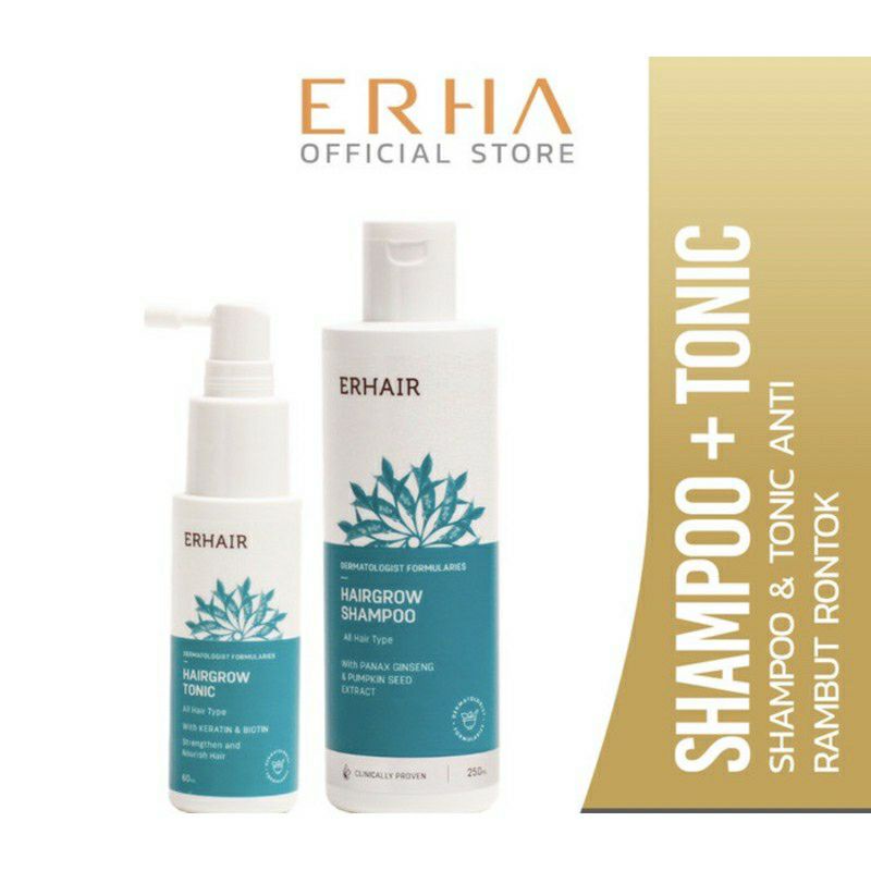 ERHA HAIRGROW SHAMPOO 100ml /CONDITIONER 60ml