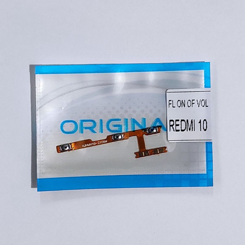 Flexible Flexible Tombol Volume Power on off Xiaomi Redmi 10 Original