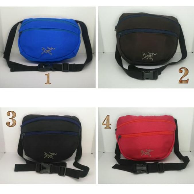 PRODUK LARIS WAISTBAG PRIA IMPORT~ SLING BAG ARCTERYX MAKA 2 TAS PINGGANG OUTDOOR TAS SELEMPANG