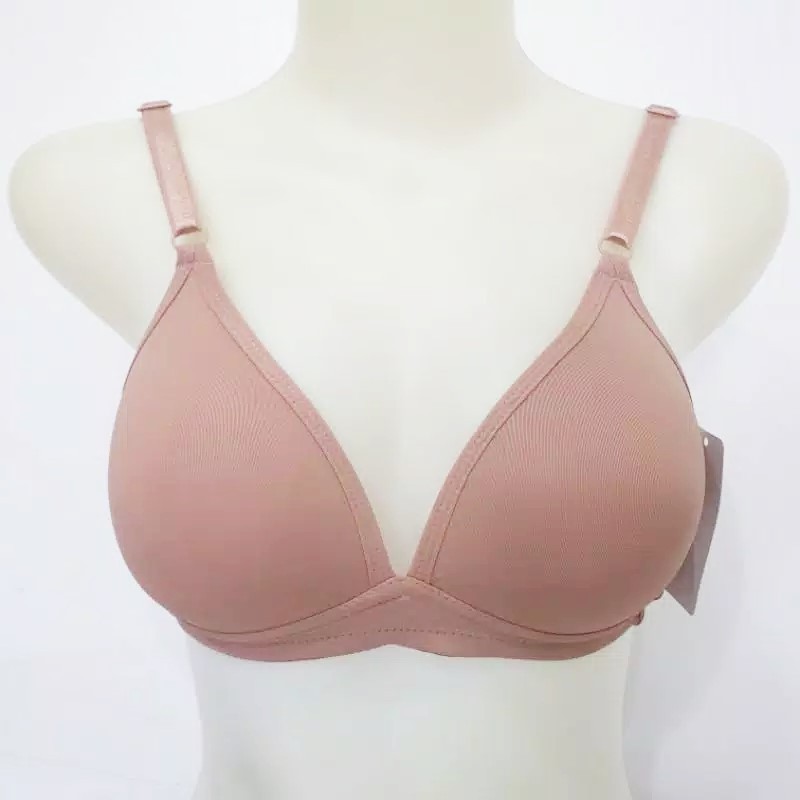 Bra Fashion Deep V - Busa Tipis &amp; Tanpa Kawat Cup B Elena 24027B / BH Basic Cup Medium Elena 24027 B