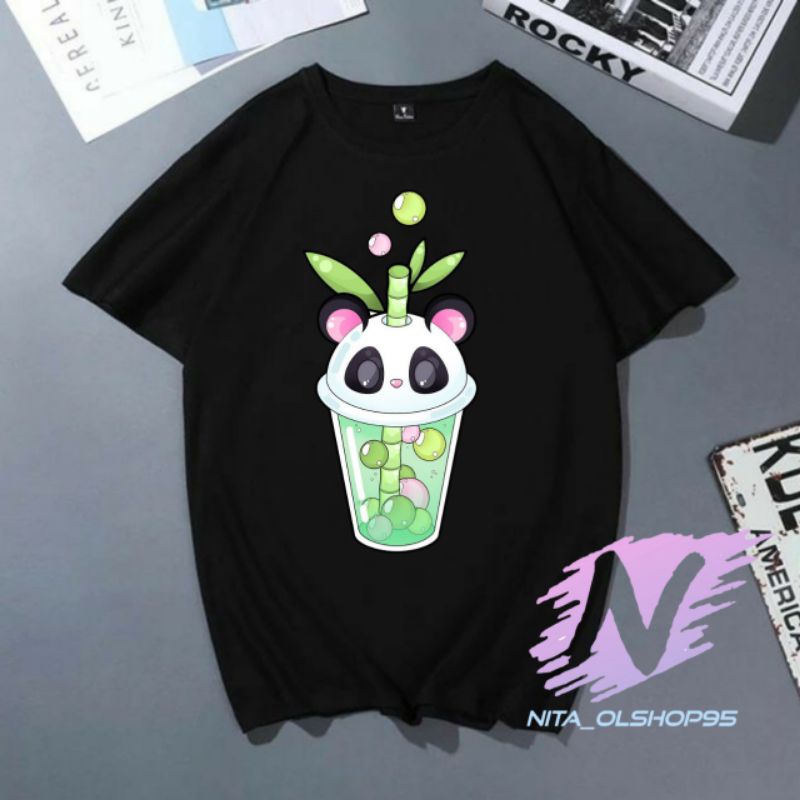 kaos anak animasi Boba panda