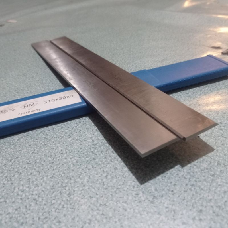 Pisau Planer Pisau Serut HM GERMANY 18 Knife HSS Super HSS super610x40x4 mm