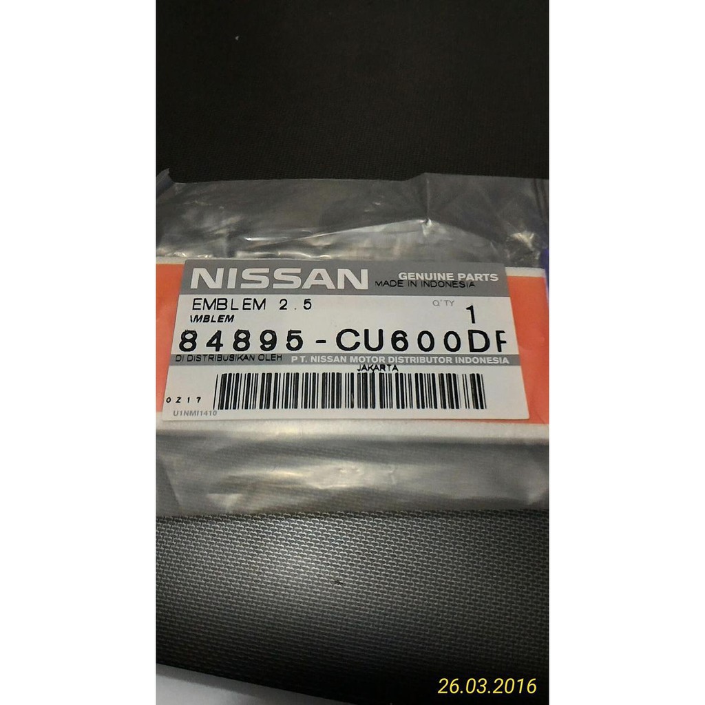 Emblem Bagasi NISSAN XTRAIL T30 ( 2.5 )
