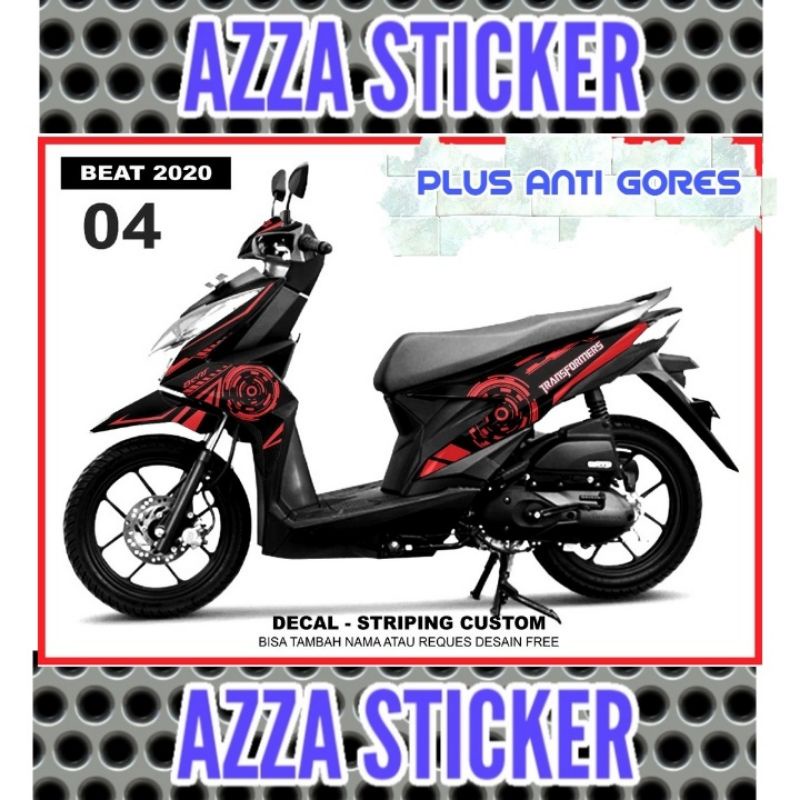 Stiker Dekal Beat 2020 Striping Motor Beat 2020 Full Sticker Decal Beat 2020 Stiker Beat 2020 Dekal 