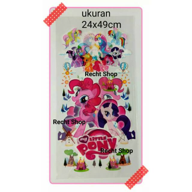 

Plastik snack dan souvenir ulang tahun karakter my little pony
