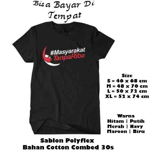 BAJU KAOS T SHIRT DISTRO PRIA WANITA KATA KATA LUCU MASYARAKAT TANPA RIBA MTR CEWEK COWOK MURAH BARU