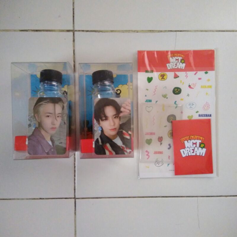 MD Hot Sauce Keyring Renjun Jeno Photocard Deco set