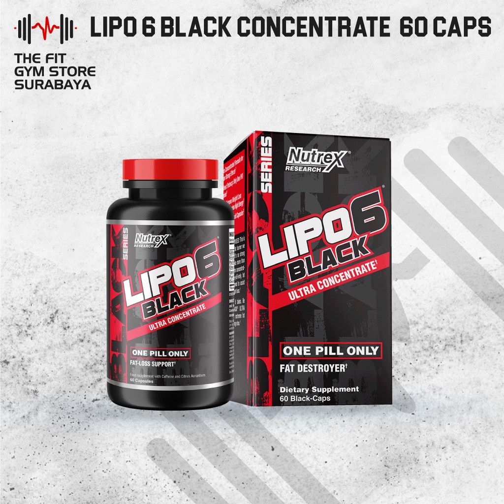 Jual Nutrex Lipo6 Black Ultra Concentrate Fat Burner Thermogenic Lipo 6