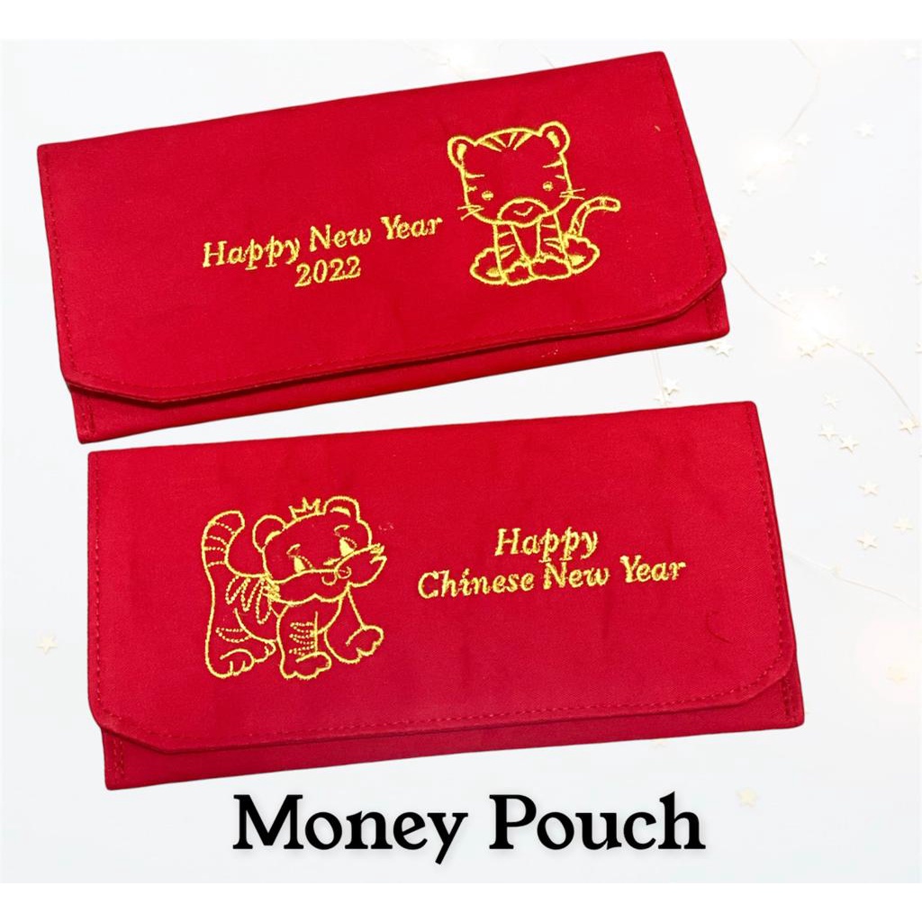 Fawn'G Handmade - Money POUCH Imlek Edisi Tahun Macan /  Angpao Imlek Bordir