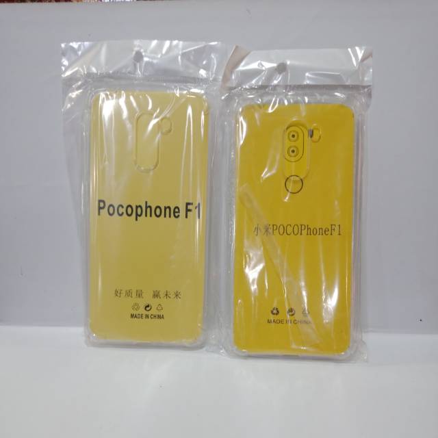 Anti Crack Xiaomi Redmi Pocophone F1 Silikon Bening Case Xiaomi Redmi Pocophone F1