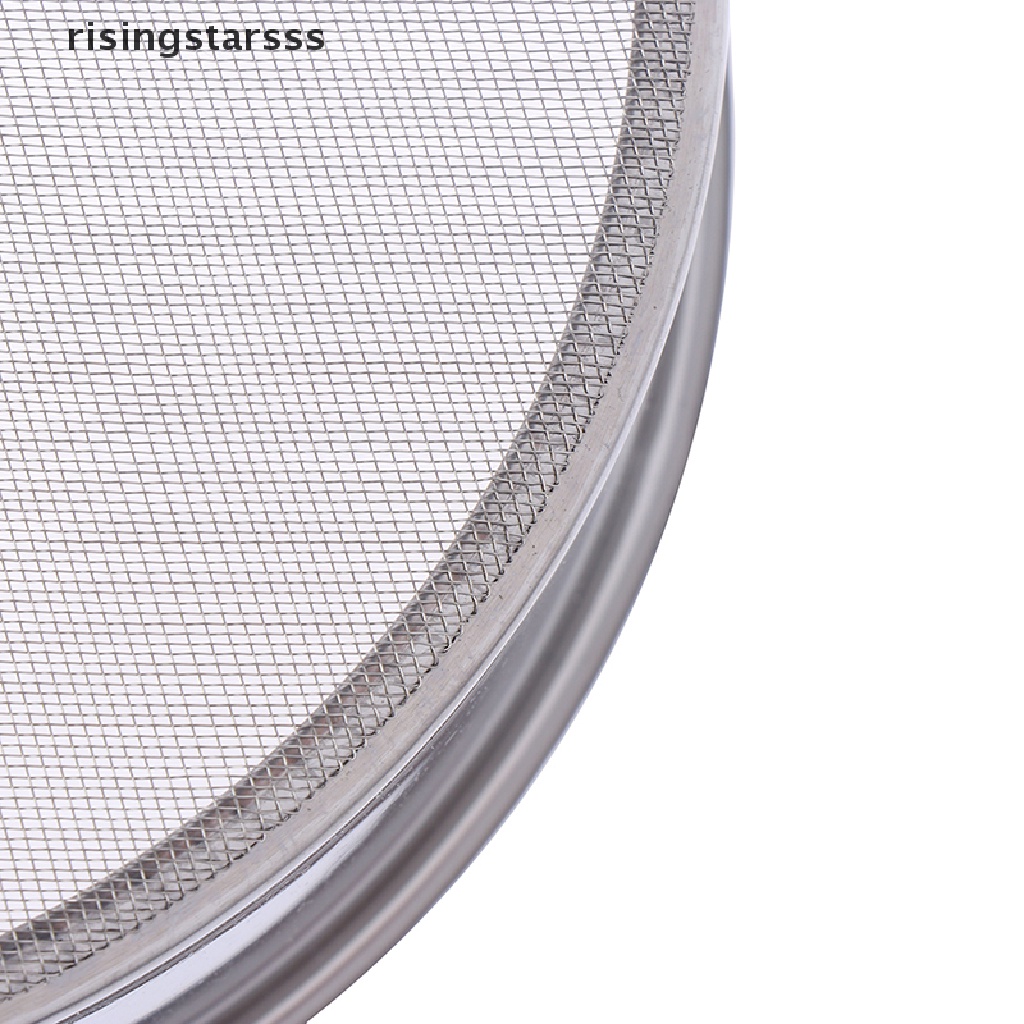 Rsid Span-new Stainless Steel Jaring Halus Saringan Minyak Tepung Colander Sifter Sieve Untuk Dapur