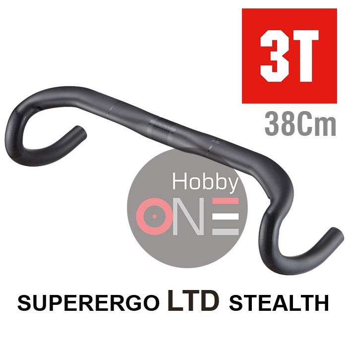 SUPERERGO 3T LTD STEALTH 38 Cm - Drop Bar Handlebar Carbon Road Bike