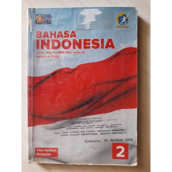 

Buku bekas Bahasa Indonesia kelas XI - Grafindo