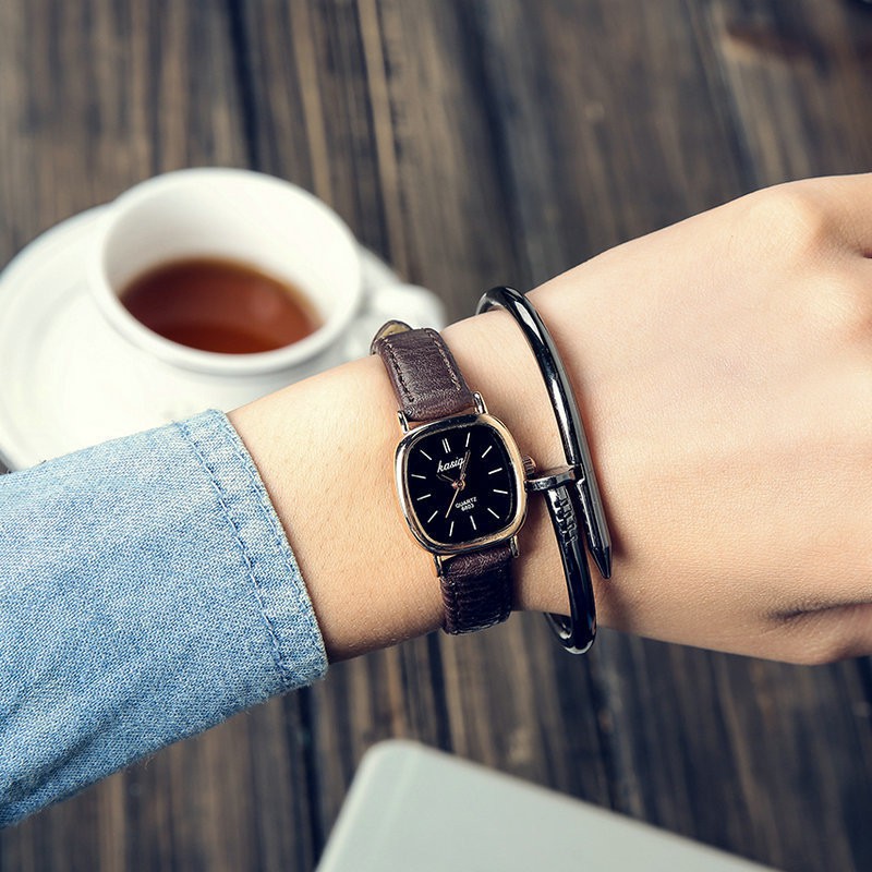 [COD] Jam Tangan Wanita Gaya Retro Untuk Bisnis Korean Importi