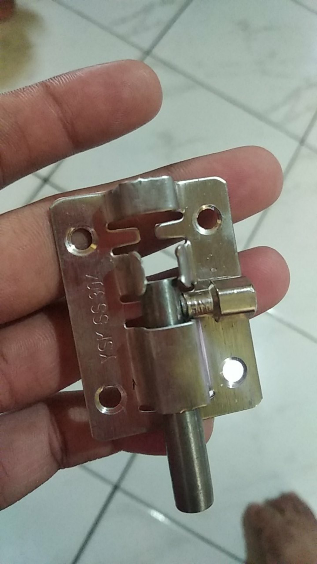 Slot Pintu Grendel Pengunci Jendela Stainless 2 Inch