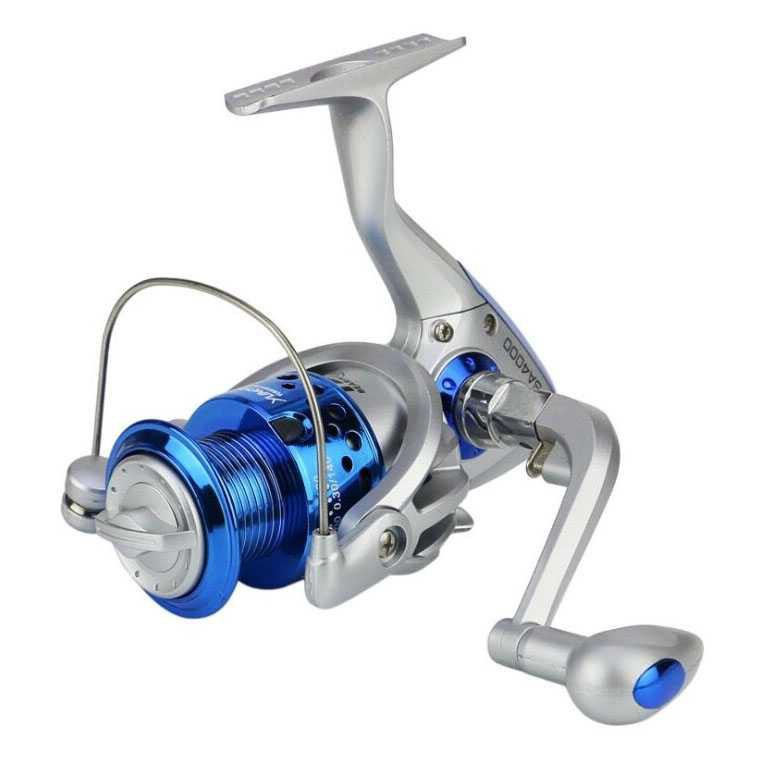 Grab Medan (BISA COD) TaffSPORT 3000 Series Reel Pancing Fishing 5.5:1 Gear Ratio - SA3000 [Sil