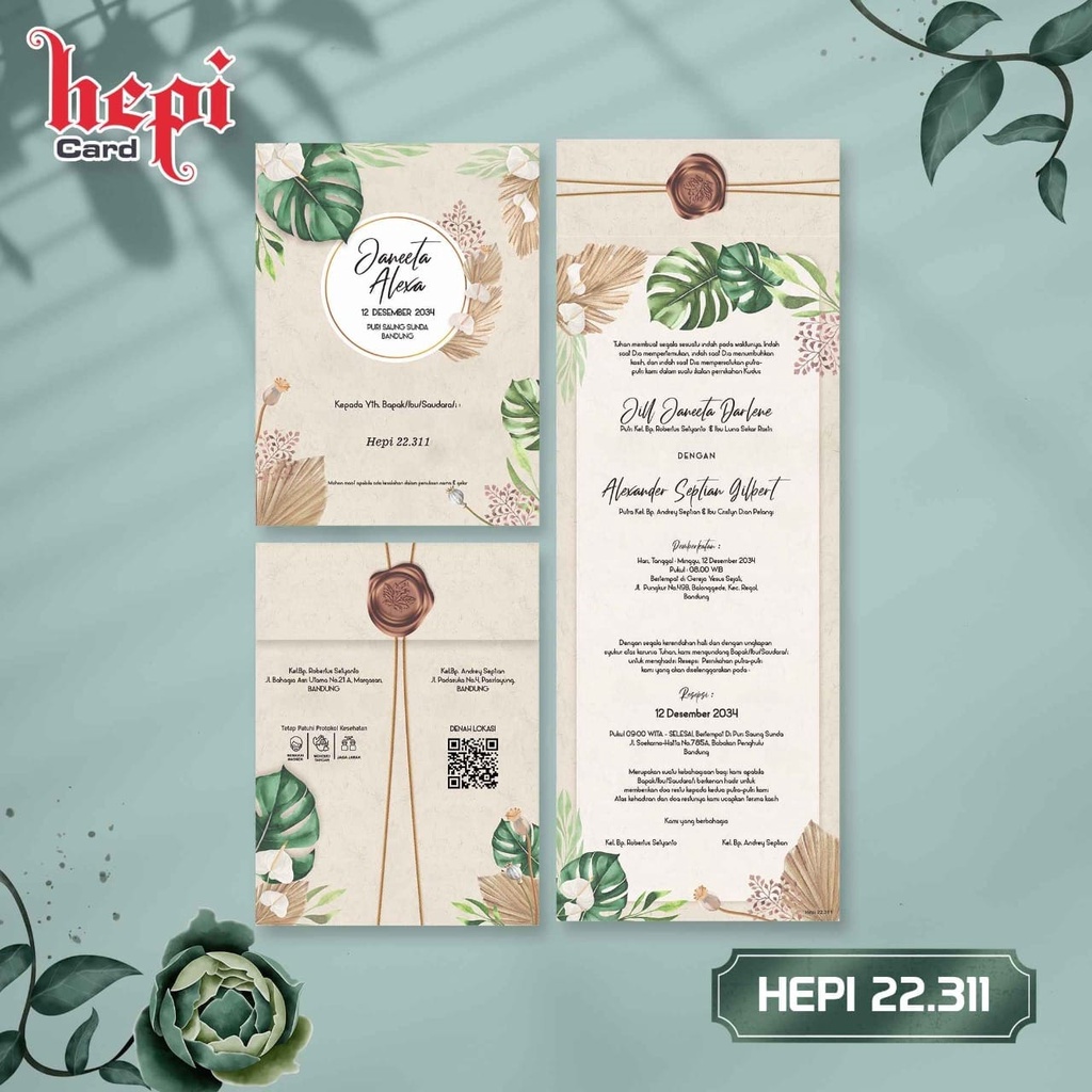 

Blangko Undangan Hepi Seri 311 Harga Murah